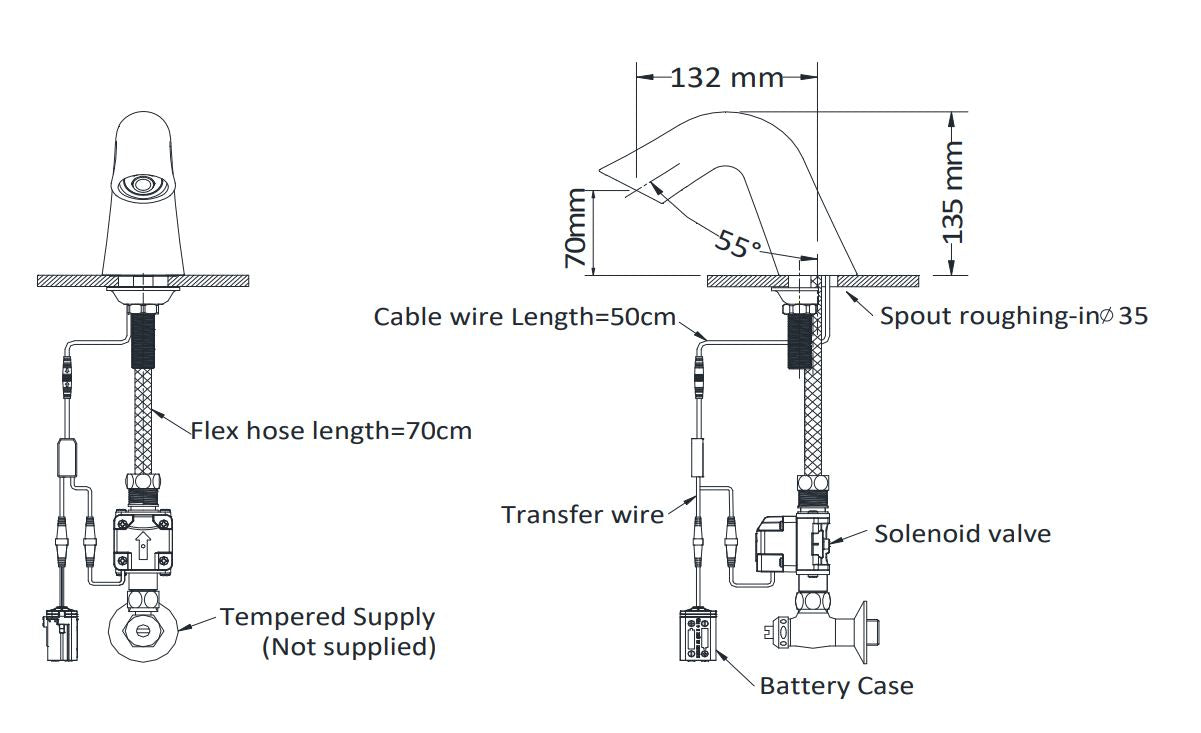 061300DC Electronic Faucet(PRE-ORDER)